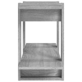 Book Cabinet Grey Sonoma 100x30x51 cm Engineered Wood - Top-Down View