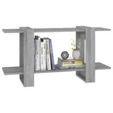 Book Cabinet Grey Sonoma 100x30x51 cm Engineered Wood - 45-Degree Angle