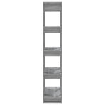 Book Cabinet/Room Divider Grey Sonoma 80x30x160 cm