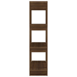 Book Cabinet/Room Divider Brown Oak 80x30x123.5 cm - Rear View
