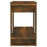 Book Cabinet/Room Divider Smoked Oak 80x30x51 cm