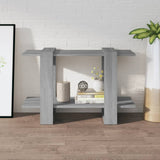 Book Cabinet/Room Divider Grey Sonoma 80x30x51 cm - Side View