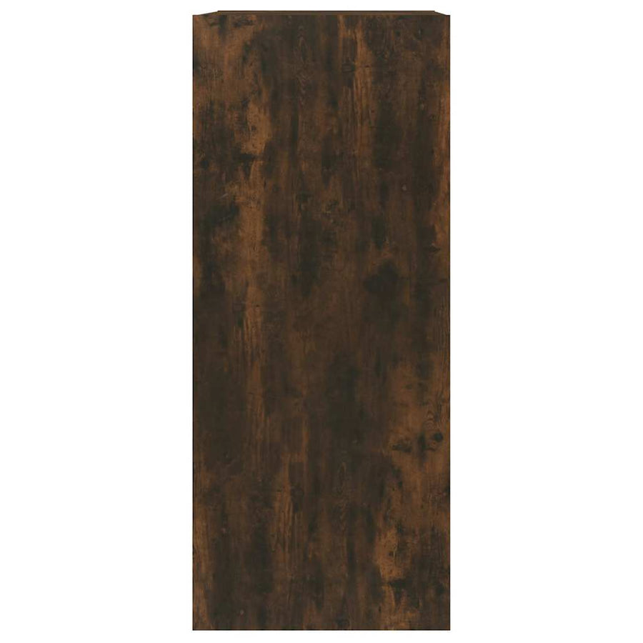 Book Cabinet/Room Divider Smoked Oak 40x30x72 cm
