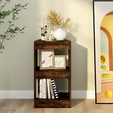 Book Cabinet/Room Divider Smoked Oak 40x30x72 cm - 45-Degree Angle