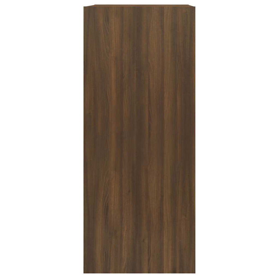 Book Cabinet/Room Divider Brown Oak 40x30x72 cm