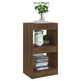 Book Cabinet/Room Divider Brown Oak 40x30x72 cm - Rear View
