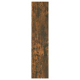 Book Cabinet/Room Divider Smoked Oak 40x30x135 cm - Rear View