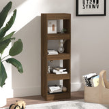 Book Cabinet/Room Divider Brown Oak 40x30x135 cm - Top-Down View