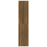 Book Cabinet/Room Divider Brown Oak 40x30x135 cm - Rear View