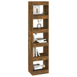 Book Cabinet/Room Divider Smoked Oak 40x30x166 cm - 45-Degree Angle