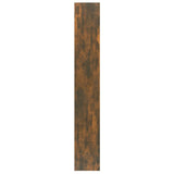 Book Cabinet/Room Divider Smoked Oak 40x30x198 cm - Rear View
