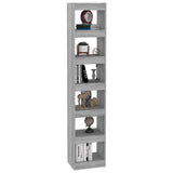 Book Cabinet/Room Divider Grey Sonoma 40x30x198 cm - Top-Down View