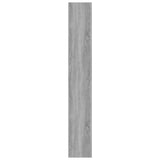 Book Cabinet/Room Divider Grey Sonoma 40x30x198 cm - Rear View