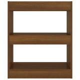 Book Cabinet/Room Divider Brown Oak 60x30x72 cm - 45-Degree Angle