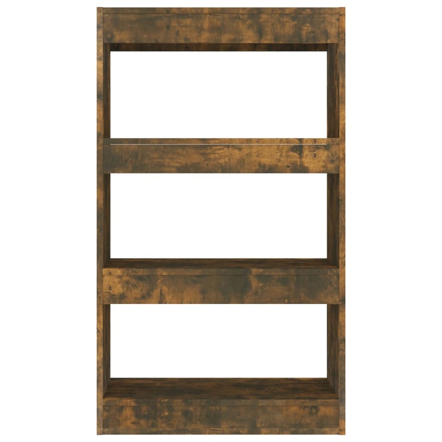 Book Cabinet/Room Divider Smoked Oak 60x30x103 cm