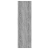 Book Cabinet/Room Divider Grey Sonoma 60x30x103 cm Engineered Wood - Rear View