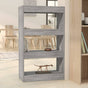 Book Cabinet/Room Divider Grey Sonoma 60x30x103 cm