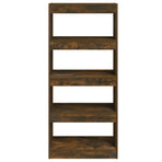 Book Cabinet/Room Divider Smoked Oak 60x30x135 cm