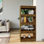 Book Cabinet/Room Divider Smoked Oak 60x30x135 cm