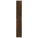 Book Cabinet/Room Divider Smoked Oak 60x30x198 cm - Rear View