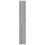 Book Cabinet/Room Divider Grey Sonoma 60x30x198 cm