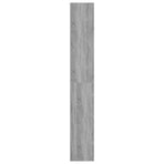 Book Cabinet/Room Divider Grey Sonoma 60x30x198 cm