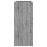 Book Cabinet/Room Divider Grey Sonoma 80x30x72 cm - Top-Down View