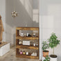 Book Cabinet/Room Divider Smoked Oak 80x30x103 cm