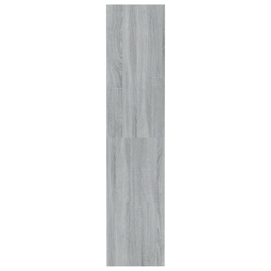 Book Cabinet/Room Divider Grey Sonoma 80x30x135 cm