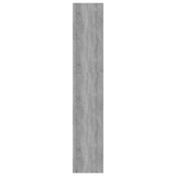 Book Cabinet/Room Divider Grey Sonoma 80x30x166 cm Engineered Wood - Rear View