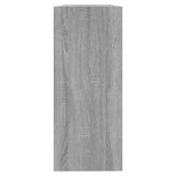 Book Cabinet/Room Divider Grey Sonoma 100x30x72 cm