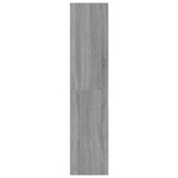Book Cabinet/Room Divider Grey Sonoma 100x30x135 cm - Top-Down View