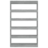 Book Cabinet/Room Divider Grey Sonoma 100x30x166 cm - 45-Degree Angle