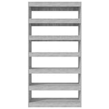 Book Cabinet/Room Divider Grey Sonoma 100x30x198 cm Engineered wood