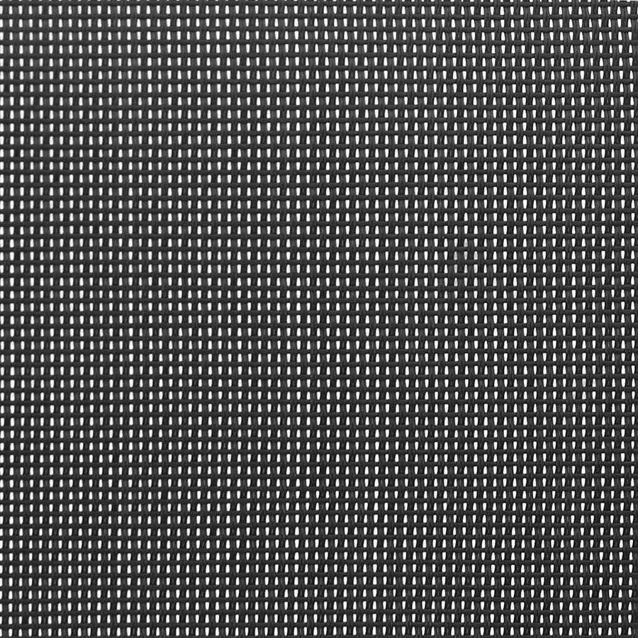 Stackable Garden Chairs 2 pcs Black Textilene Fabric