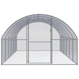 Outdoor Chicken Coop 3x6x2 m Galvanised Steel