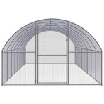 Outdoor Chicken Coop 3x8x2 m Galvanised Steel