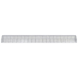 Outdoor Chicken Coop 3x20x2 m Galvanised Steel - Side View