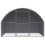 Outdoor Chicken Coop 3x2x2 m Galvanised Steel