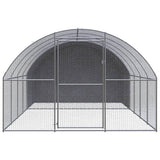 Outdoor Chicken Coop 3x4x2 m Galvanised Steel