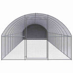 Outdoor Chicken Coop 3x16x2 m Galvanised Steel