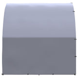 Outdoor Chicken Coop 3x24x2 m Galvanised Steel - 45-Degree Angle