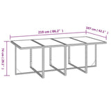 9 Piece Garden Dining Set with Cushions Poly Rattan Beige