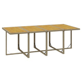 9 Piece Garden Dining Set with Cushions Poly Rattan Beige - Close-Up Angle