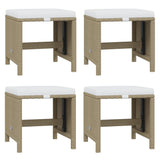 13 Piece Garden Dining Set with Cushions Poly Rattan Beige - Close-Up Angle