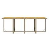 13 Piece Garden Dining Set with Cushions Poly Rattan Beige