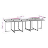 15 Piece Garden Dining Set with Cushions Poly Rattan Beige - Extra Image