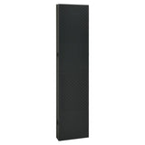 6-Panel Room Dividers 2 pcs Black 240x180 cm Steel - Rear View