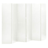 6-Panel Room Dividers 2 pcs White 240x180 cm Steel