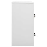 Locker Cabinets 2 pcs Light Grey 90x45x92.5 cm Steel